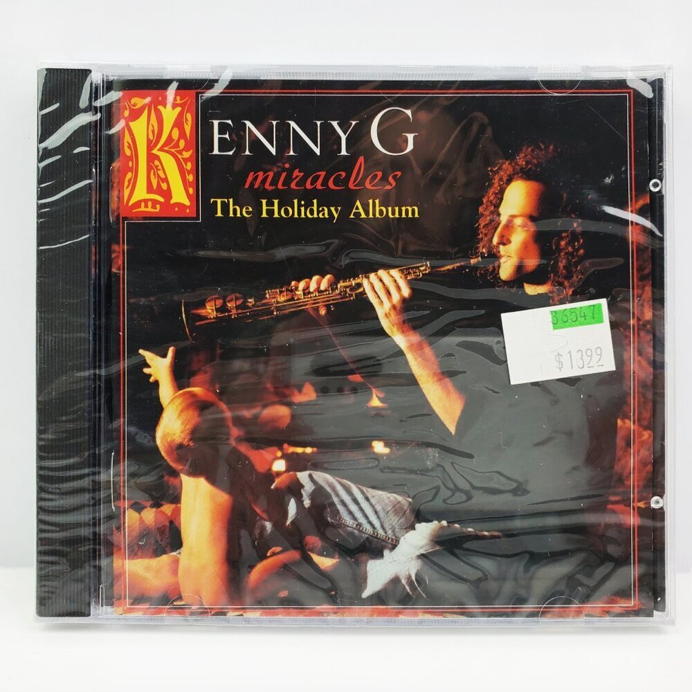 Kenny G Miracles Holiday Album CD Christmas Smooth Jazz 1994 Sealed